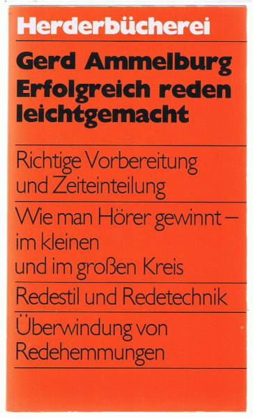 Erfolgreich reden, leichtgemacht.