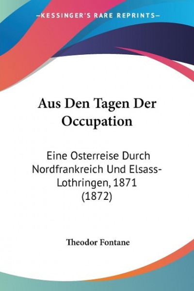 Aus Den Tagen Der Occupation