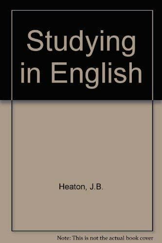 Studying in English