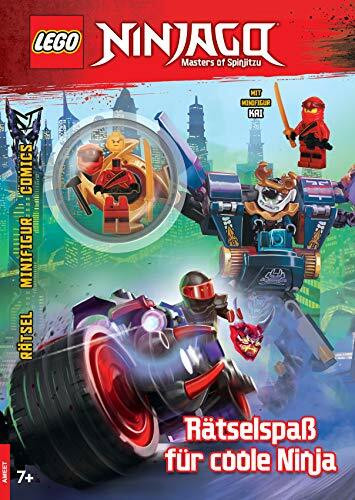 LEGO® NINJAGO® – Rätselspaß für coole Ninja: Rätsel, Minifigur, Comics