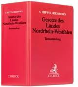 Gesetze des Landes Nordrhein-Westfalen (ohne Fortsetzungsnotierung). Inkl. 146. Ergänzungslieferung