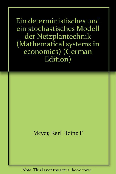 Ein deterministisches und ein stochastisches Modell der Netzplantechnik.