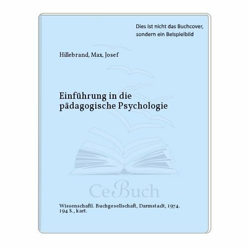 Einführung in die pädagogische Psychologie.