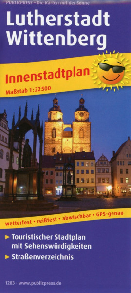 Lutherstadt Wittenberg Innenstadtplan 1 : 22 500