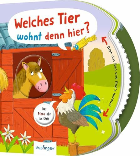 Dreh das Rad und find´s heraus!: Welches Tier wohnt denn hier?: Spielerisch erstes Tierwissen lernen - Papp-Bilderbuch mit Drehscheibe