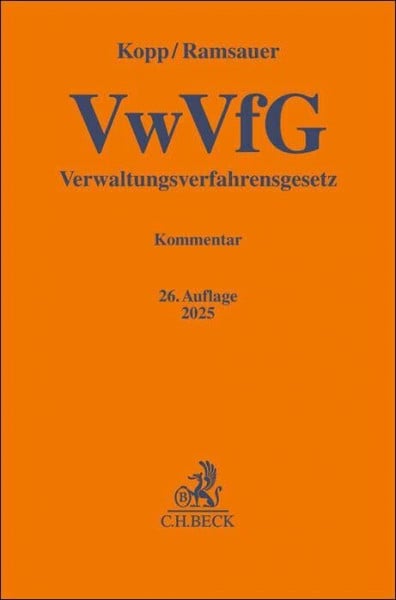 Verwaltungsverfahrensgesetz: Kommentar (Gelbe Erläuterungsbücher)
