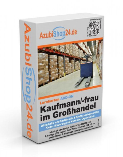 AzubiShop24.de Lernkarten ADD-ON Kaufmann/-frau im Großhandel