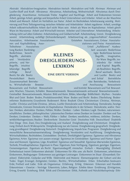 Kleines Dreigliederungslexikon
