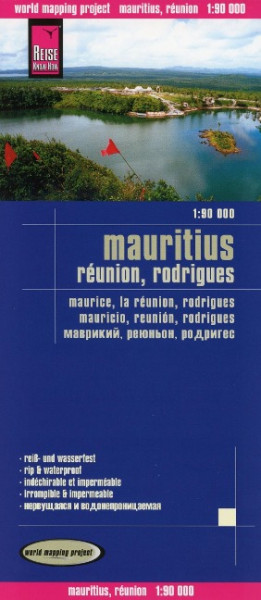 Reise Know-How Landkarte Mauritius, Réunion, Rodrigues 1 : 90.000