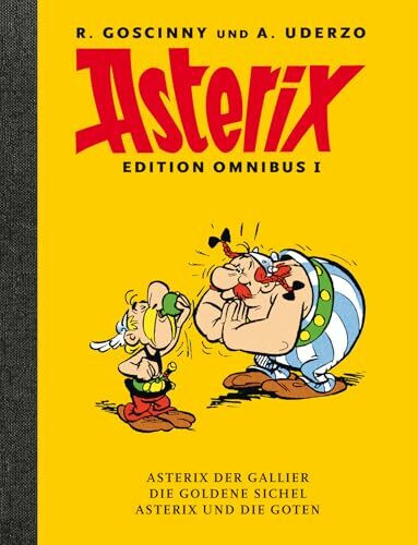 Asterix Edition Omnibus I: Die Werkausgabe mit Leinenrücken. Asterix der Gallier - Die goldene Sichel - Asterix und die Goten