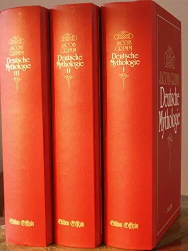 Deutsche Mythologie. 3 Bände
