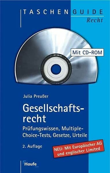 Gesellschaftsrecht Taschenguide: Prüfungswissen, Gesetze, Urteile, Fälle, Multiple-Choice-Tests