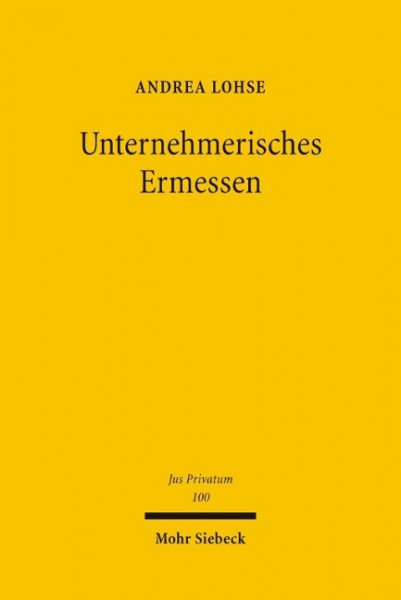 Unternehmerisches Ermessen