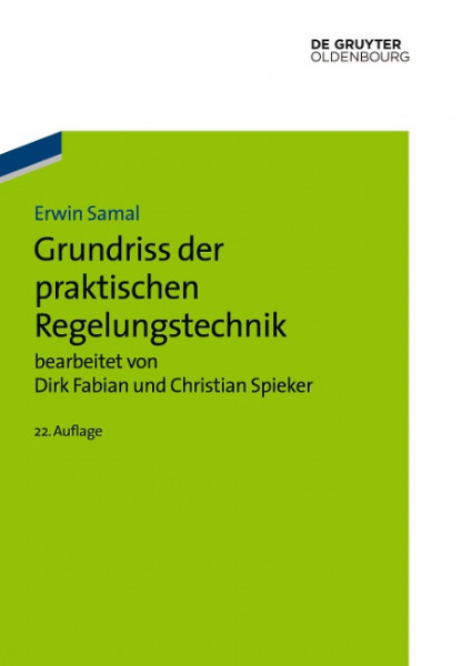 Grundriss der praktischen Regelungstechnik