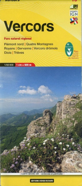 Libris Wanderkarte 10 Vercors 1 : 60 000