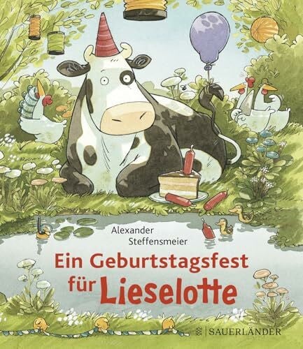 Ein Geburtstagsfest für Lieselotte (Mini-Broschur) (Mini-Bilderbücher von Kuh Lieselotte)
