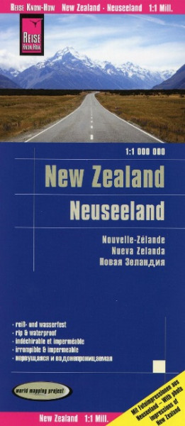 Reise Know-How Landkarte Neuseeland 1 : 1.000.000