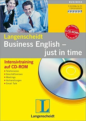 Business English - just in time. Langenscheidt. 5 CD-ROMs für Windows 95b/98/ME