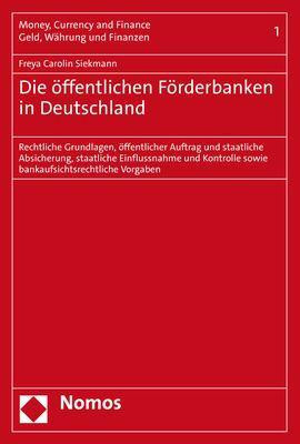 Die öffentlichen Förderbanken in Deutschland
