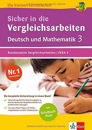 Die kleinen Lerndrachen: Sicher in die Vergleichsarbeiten Deutsch und Mathe 3. Klasse. Bundesweite Vergleichsarbeiten VERA 3. mit Lösungen