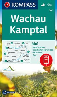 KOMPASS Wanderkarte 207 Wachau, Kamptal 1:50.000