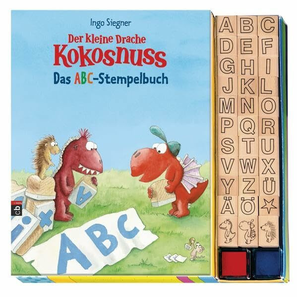 Der kleine Drache Kokosnuss - Das ABC-Stempelbuch: Set (Schul- und Kindergartenspaß, Band 4)