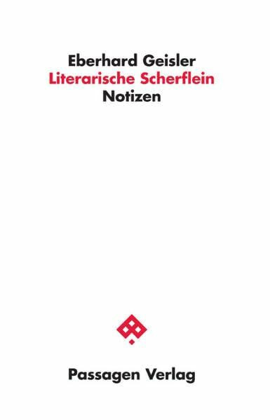 Literarische Scherflein: Notizen (Passagen Literatur)