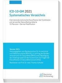 ICD-10-GM 2021 Systematisches Verzeichnis