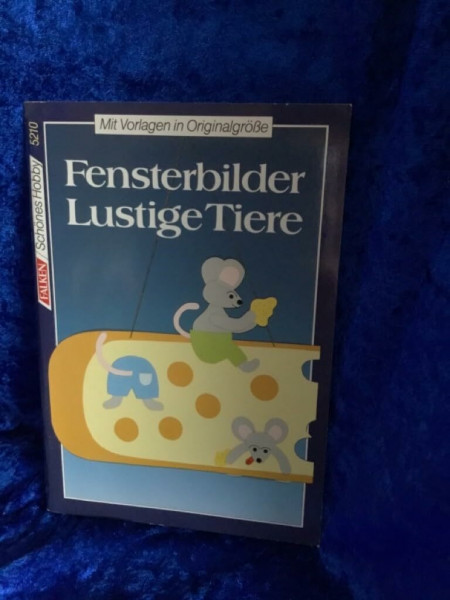 Fensterbilder. Lustige Tiere