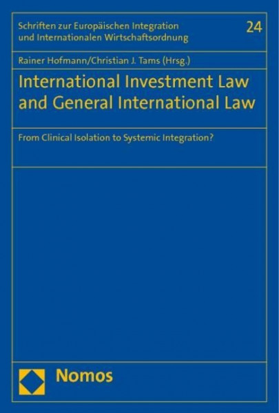 International Investment Law and General International Law