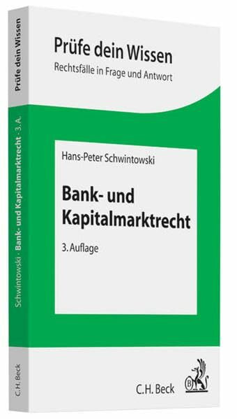 Bank- und Kapitalmarktrecht