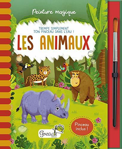 Les animaux: Avec un pinceau inclus