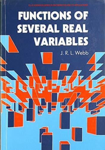 Functions of Several Real Variables (Ellis Horwood Series in Mathematics and Its Applications)