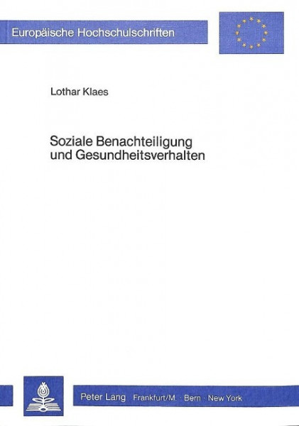 Soziale Benachteiligung und Gesundheitsverhalten