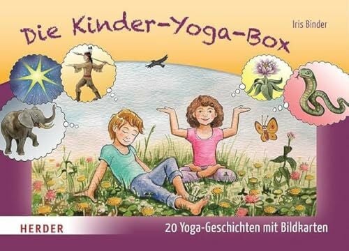 Die Kinder-Yoga-Box: 20 Yoga-Geschichten mit Bildkarten und Begleitheft