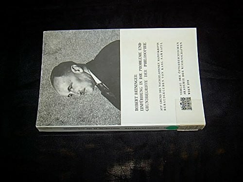 Einfeuhrung in Die Probleme Und Grundbegriffe Der Philosophie