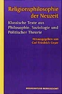 Religionsphilosophie der Neuzeit