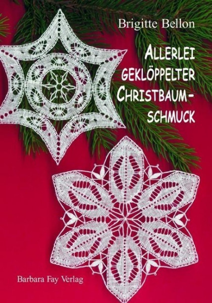 Allerlei geklöppelter Christbaumschmuck