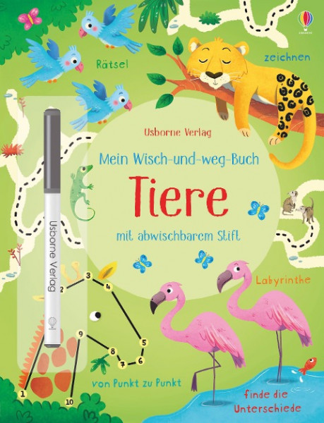 Mein Wisch-und-weg-Buch: Tiere