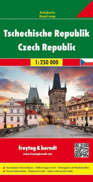 Tschechische Republik 1 : 250 000 Autokarte