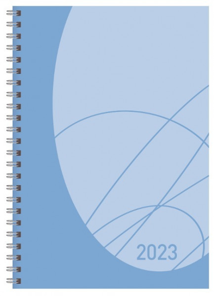 Buchkalender Wochentimer Flexi Colourlux aqua 2023
