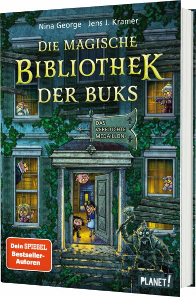 Die magische Bibliothek der Buks 2: Das verfluchte Medaillon: Spannend-skurriles Fantasy-Abenteuer über die Macht der Bücher (2)