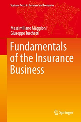 Fundamentals of the Insurance Business (Springer Texts in Business and Economics)