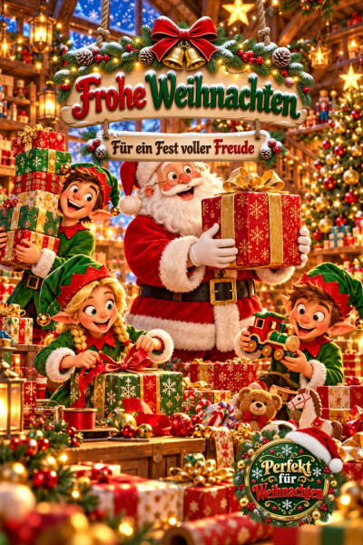Frohe Weihnachten - Für ein Fest voller Freude: Weihnachtsgeschenk | Geschenk zu Weihnachten | Xmas | Frohes Fest | Weihnachtswissen | Kuriose Fakten | Geschenkidee