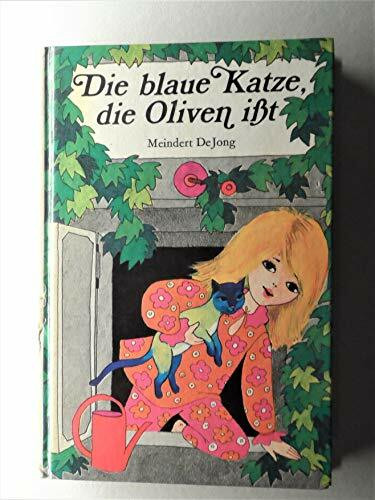 Die blaue Katze, die Oliven ißt