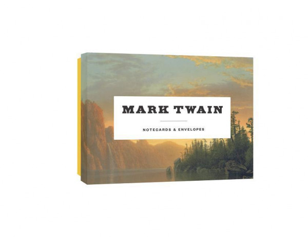 Mark Twain Notecards: 12 Literary Notecards with Envelopes (Wit and Wisdom from Mark Twain, Boxed Card Set with Themed Envelopes, Gift for A
