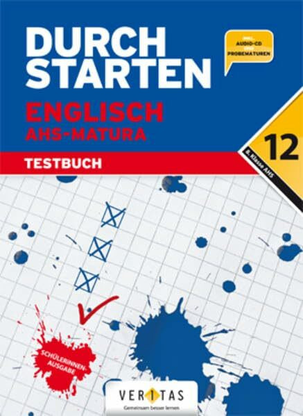 Durchstarten Englisch AHS. Testbuch (inkl. Audio-CD), (2.akt. Auflage): für die neue AHS-Zentralmatura