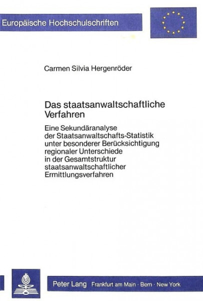 Das staatsanwaltschaftliche Verfahren