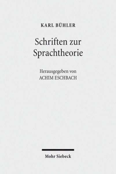 Schriften zur Sprachtheorie