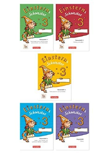Einsterns Schwester - Sprache und Lesen - Neubearbeitung: 3. Schuljahr - Themenhefte 1-4 und Projektheft mit Schuber: Verbrauchsmaterial (Einsterns ... und Lesen - Ausgabe 2015, 3. Schuljahr)